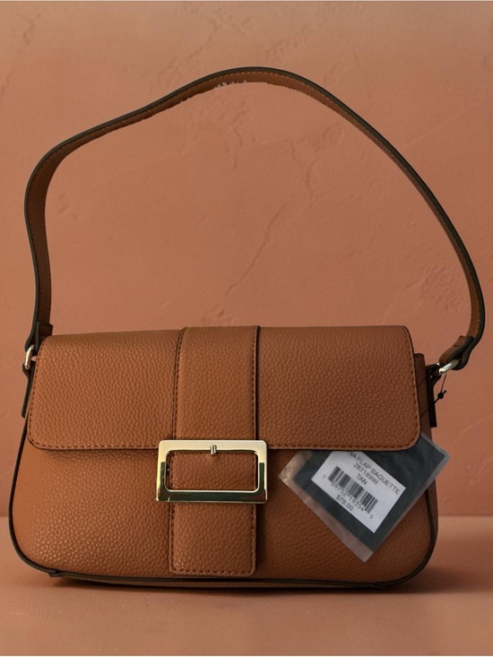 Nanette Lepore Handbags - NWT Nanette Lepore vegan leather Buckle Shoulder Bag tennis prep classic preppy